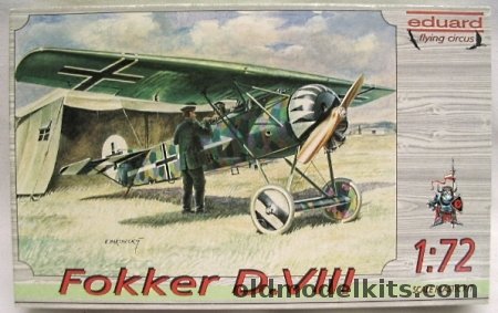 Eduard 1/72 Fokker D-VIII - (D.VIII), 7003 plastic model kit